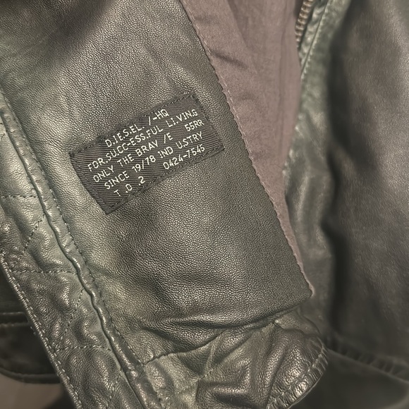 Vintage Diesel leather jacket - Picture 3 of 4